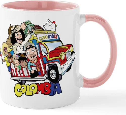 Vista 5 de CafePress Colombian Chiva Mug Taza de café de cerámica de 11 oz (11.0 fl oz)