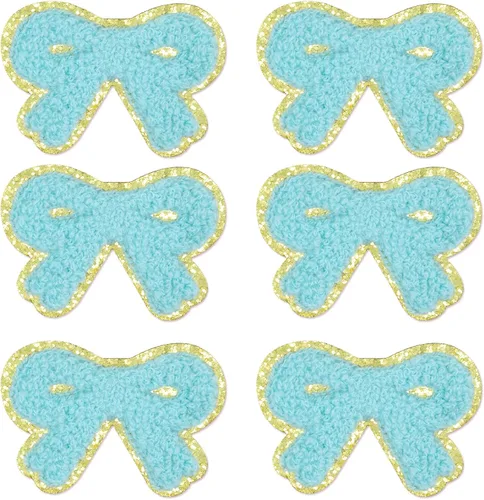 Vista 112 de 6 piezas de parches de letras de chenilla autoadhesivas, parches de letras preppy de 2 pulgadas para bolsos, ropa y sombreros, grandes pegatinas