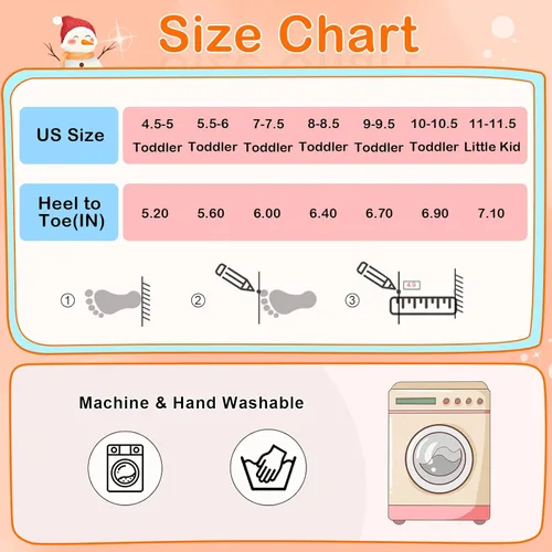 Vista 6 de L-RUN Pantuflas de invierno para niñas y niños, cálidas, para el hogar, con forro de microfibra, para interiores y exteriores