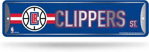 Vista 10 de Rico Industries NBA Basketball Metal Street Sign