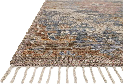 Vista 2 de Loloi CORNCOR-06DEML7999 Cornelia Collection Alfombra de área, 7'-9" x 9'-9", DenimMulti