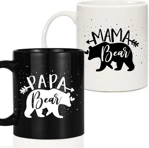 Breezy Valley Regalos para mamá y papá, regalos para padres para Navidad, tazas para la mejor mamá y papá, regalo de aniversario de Navidad para