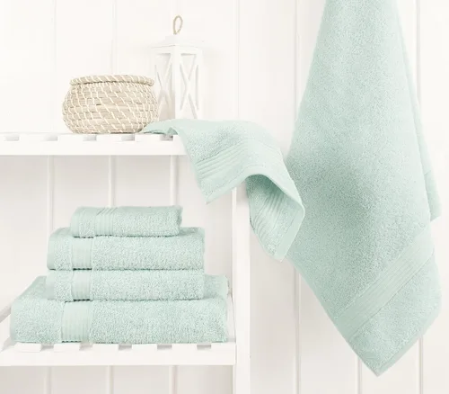 Vista 199 de Cotton Paradise 100% Cotton Turkish Washcloth Set for Bathroom, 4 Piece Soft Absorbent Small Hand Face Towels Wash Rags, Lilac