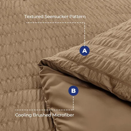 Vista 116 de HYMOKEGE - Funda de edredón gris oscuro tamaño King, juego de funda de edredón de sirsaca ultra suave de 3 piezas con cierre de cremallera, juego