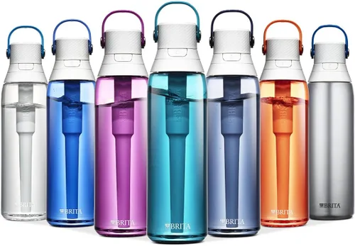 Vista 8 de Brita - Botella de agua con filtro sin BPA, 26 oz