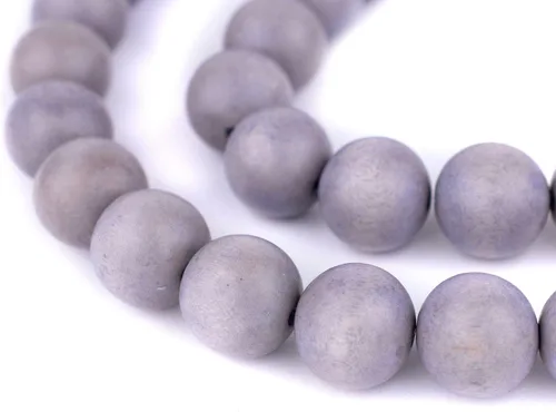 Vista 251 de TheBeadChest: cuentas de madera redondas naturales de 0.315 pulgadas, cuentas de madera sueltas espaciadoras para fabricar joyas, 4 tamaños