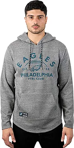 Vista 37 de Ultra Game Sudadera con capucha retro oficial de la NFL para hombre