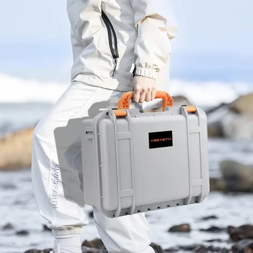 Vista 5 de YETEETH Estuche Rígido para DJI Air 3S Air 3, Estuche de Transporte Resistente al Agua y a la Presión para DJI Air 3S/3 Accesorios - Compatible