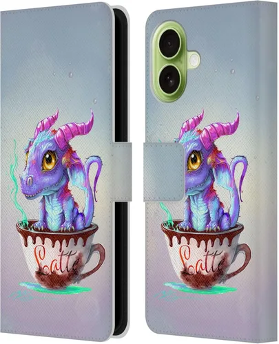 Vista 131 de Head Case Designs Officially Licensed Ruth Thompson Boba Tea Cup O Dragons Leather Wallet Case Compatible with Apple iPhone 7 Plus / 8 Plus