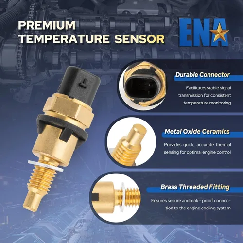 Vista 2 de ENA Sensor de temperatura del refrigerante del motor compatible con Chevy Chevrolet Blazer Camaro GMC Acadia Canyon Cadillac XT5 Buick Lacrosse 2.0L
