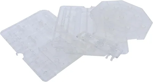 Vista 4 de MY MIRONEY Base de acción transparente para figura de acción, soporte de exhibición 1/100