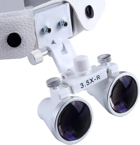 Vista 7 de Lupa binocular lupa 3.5X-R 11.024-14.961 in diadema con cuero