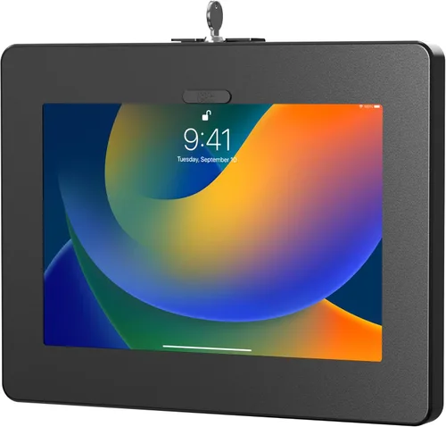 Soporte de pared para iPad con bloqueo – Soporte de pared antirrobo CTA para iPad de 10.9 pulgadas – iPad 7ª/8/9 Gen – iPad Air 4 – Galaxy Tab –