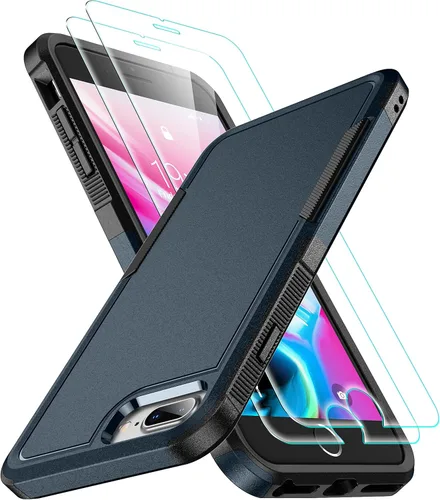 Vista 12 de SPIDERCASE para iPhone 7/8 Plus, [protección contra caídas de 10 pies de grado militar] [antideslizante]