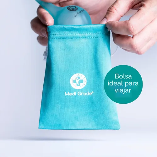 Vista 6 de Medi Grade Jeringuilla de Bulbo para Oídos 75ml (2.54 fl oz) – Jeringuilla de Oído de Cuatro Corrientes para la Irrigación del Oído - Herramienta