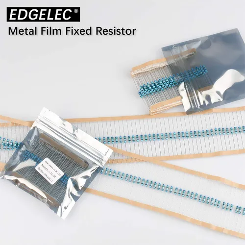Vista 3 de 100 resistencias 1/2 W (0.5 Watt) ±1% tolerancia de película metálica, múltiples valores de resistencia opcional