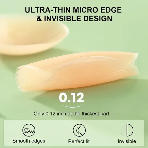 Vista 4 de 32 fundas para pezones para mujeres, cubiertas reutilizables para pezones, empanadas para pezones, empanadas para tetas, adhesivo de silicona