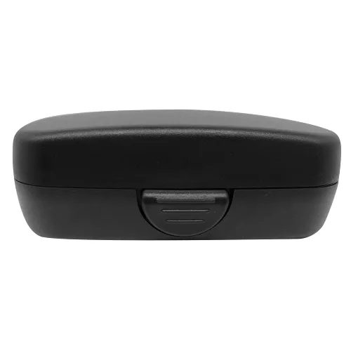 Vista 4 de Estuche de transporte portátil de almacenamiento para todas las marcas de amplificador de audífonos/PSAP/BTE/ITE/ITC/CIC/RIC/RITE (negro)