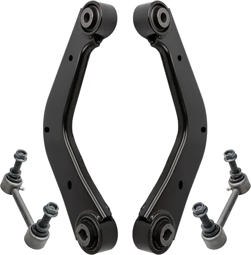 Vista 177 de Detroit Axle - Ejes de eje delantero izquierdo derecho CV + brazos de control delanteros inferiores de repuesto para Ford Focus 2000-2004 - Juego