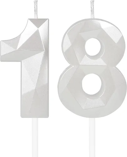 Vista 172 de Velas Número 1, Velas de Primer Cumpleaños, Vela Roja de Feliz Cumpleaños para Pastel, Decoraciones de Cobertura de Pastel de Diseño 3D para Niñas