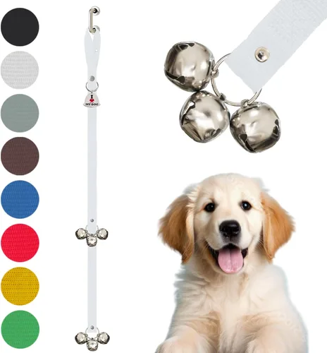 Vista 17 de Caldwell's Pet Supply Co. Campanas para orinal para perros, campanas para puerta de perro, campanas para salir al exterior, campana de entrenamiento