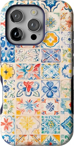 Vista 37 de Casely - Funda protectora para iPhone 16 Pro, diseño All Smiles, sticker de cara sonriente, colección Bold, compatible con MagSafe