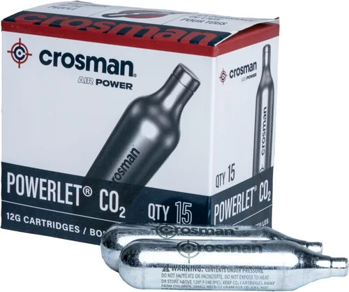 Crosman Cartuchos de CO2 de 15 unidades para rifles de aire y pistolas de aire