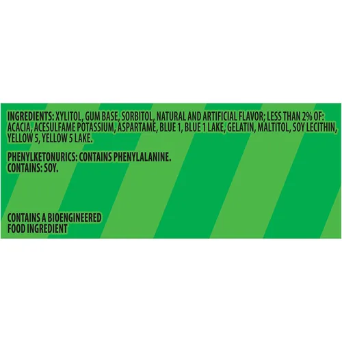 Vista 3 de Trident Vibes Spearmint Rush - Goma de mascar sin azúcar, 6 botellas de 40 piezas (240 piezas en total)
