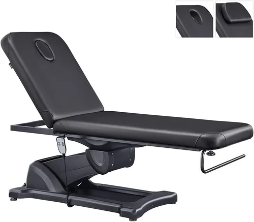 Dir Serenidad facial de la cama de la belleza de la tabla médica eléctrica llena del masaje del tratamiento del Negro