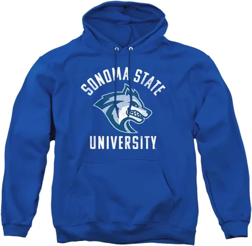 Vista 122 de LOGOVISION Colección oficial de sudaderas con capucha para adultos con logotipo desgastado grande universitario
