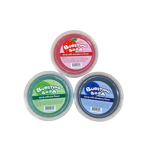 Vista 12 de Bossen Bursting Boba® Minis-3 paquetes (arándano)