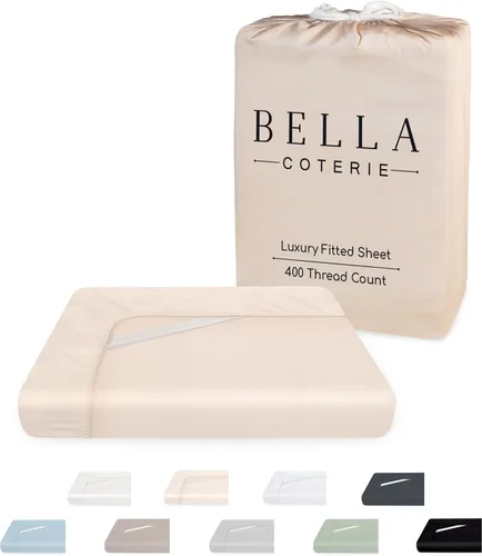 Vista 9 de Bella Coterie Sábana Bajera Ajustable de Viscosa de Bambú de Lujo Tamaño Queen 100% Cultivada Orgánicamente Ultra Suave Refrescante