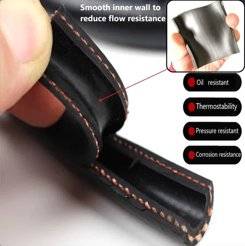 Vista 4 de Juego de mangueras de combustible de 1/4 pulgada 6mm ID de nylon trenzado NBR, 10 pies + 20 piezas de abrazaderas de manguera de 2/5 pulgada ID