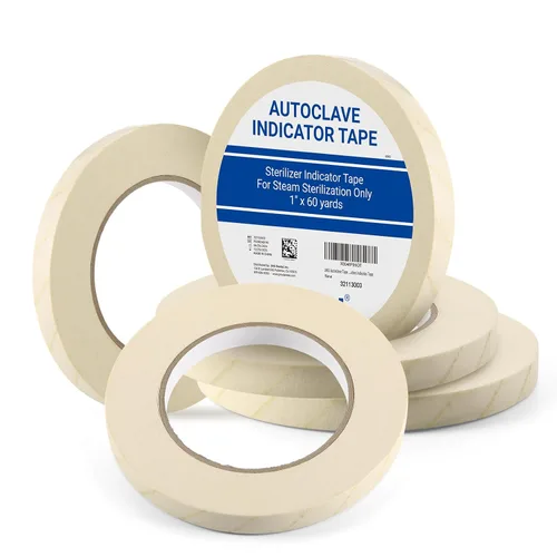 Vista 9 de JMU Cinta para Autoclave, 1'' x 60 Yardas, Cinta Indicadora de Esterilización para Esterilización con Vapor
