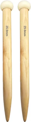 Vista 10 de Weabetfu Agujas de tejer de bambú de gran tamaño rectas de un solo punto gruesas de 10 pulgadas, agujas de tejer jumbo para hilo grueso hecho a mano