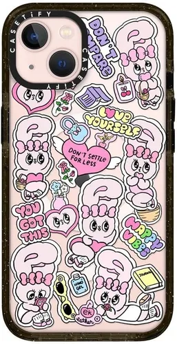 Vista 233 de Funda Impact de CASETiFY para iPhone 13 Pro Max [Protección contra caídas de grado militar 4X de 2.5 m/Compatible con Magsafe] - Corazones