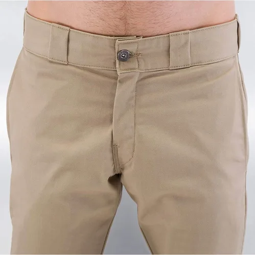Vista 4 de Dickies - Pantalón de trabajo para hombre ajustado y recto con doble rodilla