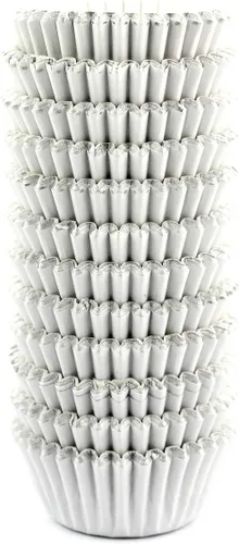 Vista 13 de Eoonfirst Mini Foil Cupcake Liners Muffin Paper Baking Cups 300 Pcs (negro)