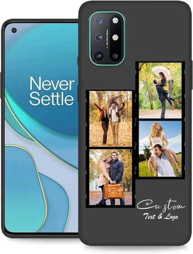 Vista 8 de Funda personalizada para OnePlus 8T con nombre de foto y texto, personalizado One Plus 8 T para teléfono móvil/smartphone/teléfono móvil/teléfono