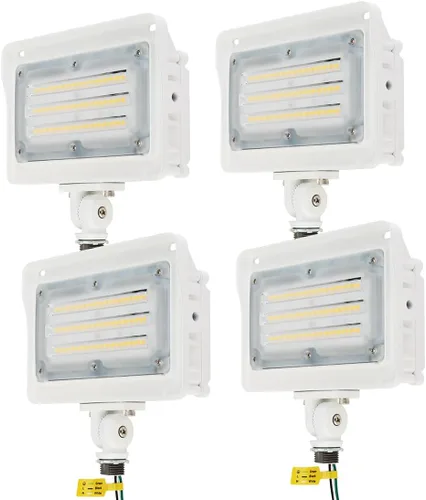 Vista 10 de Kadision Proyector LED 50W/40W/30W, 3CCT 3000K/4000K/5000K seleccionable, fotocélula del atardecer al amanecer, luces de seguridad ajustables