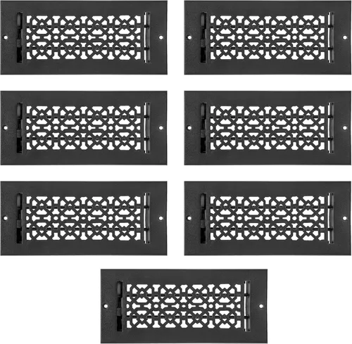 Vista 36 de Achtek - Rejilla de ventilación de suministro de aire de 4 x 10 pulgadas con apertura de conducto (total 5-1/2 x 11-3/4 pulgadas), cubierta