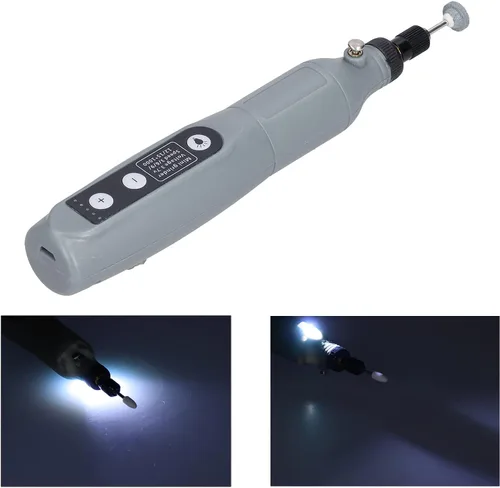 Vista 6 de Mini taladro eléctrico para amoladora, herramienta de 5 niveles de velocidad 202 ajustable para grabado, limpieza, pulido, pintura, corte, pulido