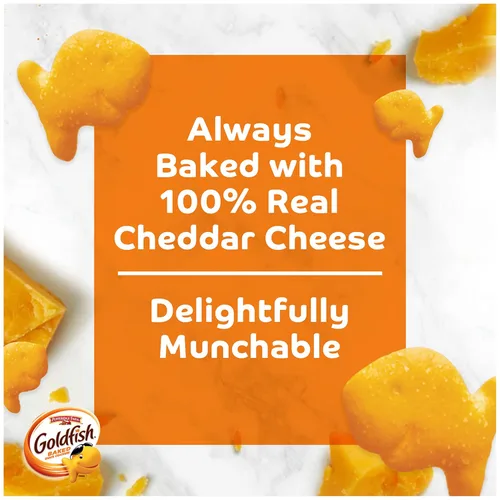 Vista 4 de Goldfish Galletas con Queso Cheddar, Caja de 27.3 Oz