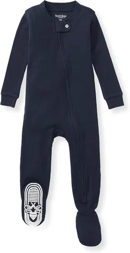 Vista 19 de Burt's Bees Baby Pijama de algodón orgánico para niños, ajuste cómodo con Cancha de baloncesto 1 paquete