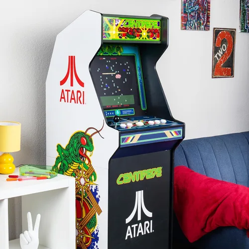 Vista 7 de Arcade Classics - Máquina de juego Atari Centipede Ultra Series, 40 juegos, pantalla de cristal líquido de 17" - Gabinete interior, Retro, consola