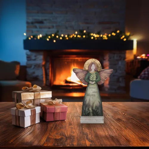 Vista 8 de Pavilion Gift Company 62000 "Mom Angel Figurine, 10-1/2-Inch