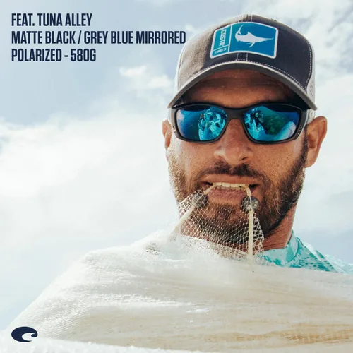 Vista 7 de Costa del Mar Tuna Alley - Gafas polarizadas con cubierta de iridio, para el sol, 61.9mm