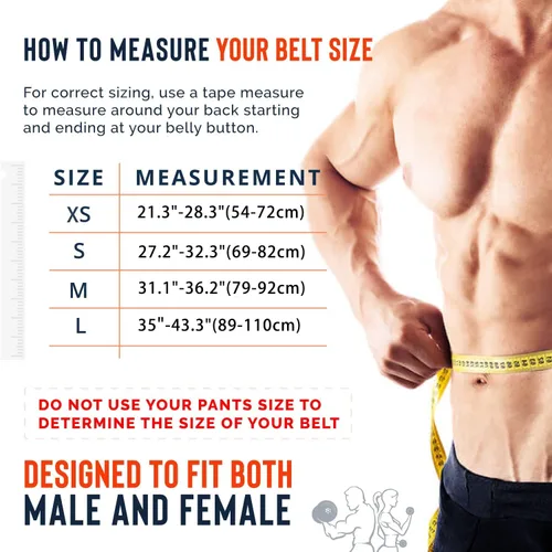 Vista 4 de Cinturón de piel de 9 mm para levantamiento de pesas para mujer y hombre con soporte lumbar acolchado de 10 centímetros para entrenamiento