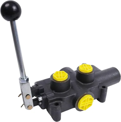 Vista 2 de ZTUOAUMA Válvula de control hidráulico direccional de 4 vías y 3 posiciones 25GPM 2750PSI LS-3000-1 compatible con varios divisores de troncos