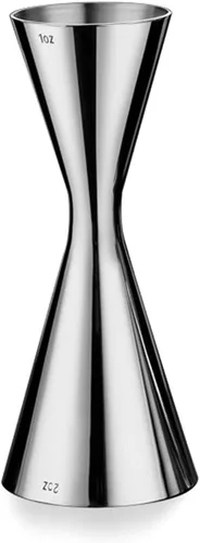 Jigger de cóctel doble con medidas en el interior, 2 oz 1 oz Jigger para barman, herramientas de acero inoxidable 304 para bar, hogar, barman